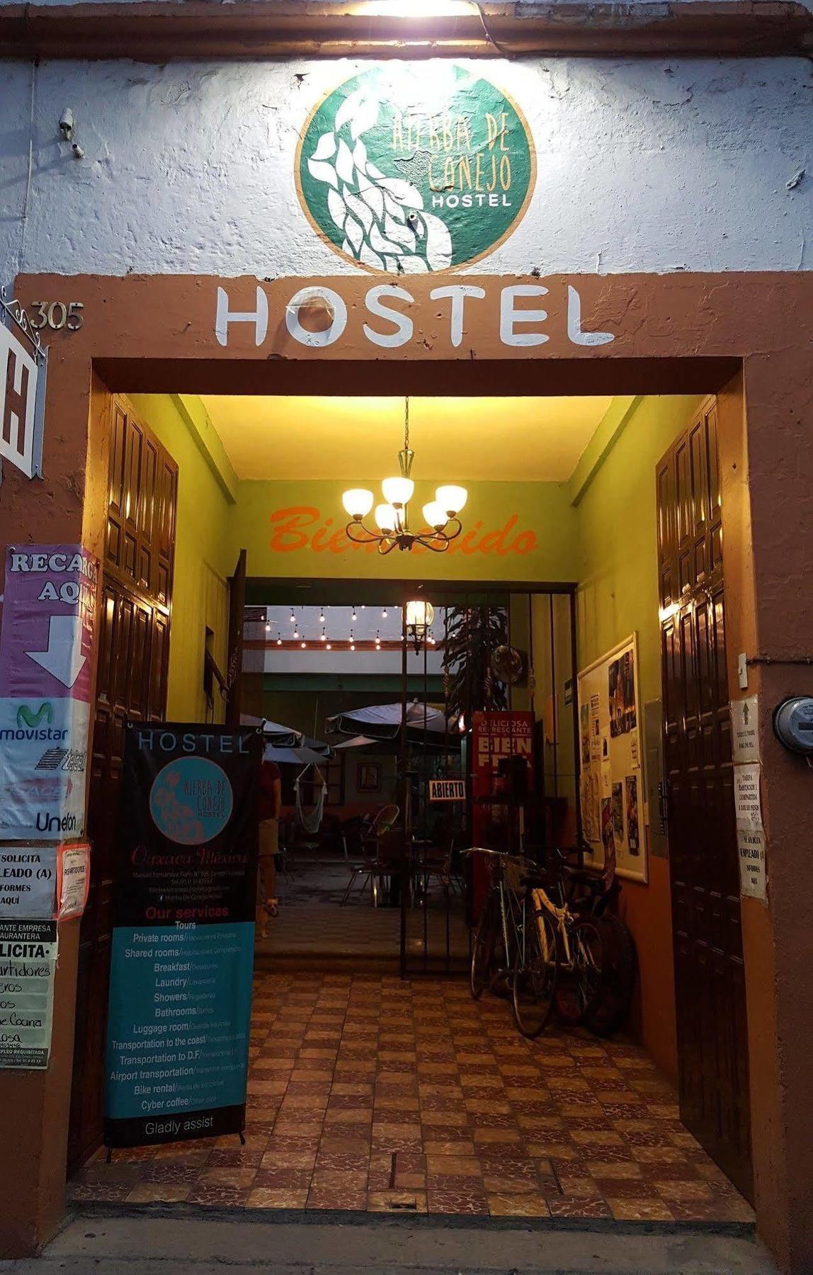 Hierba De Conejo Hostel Oaxaca Exterior foto